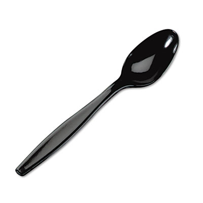 Black Medium Weight Teaspoon (1m) 3842F