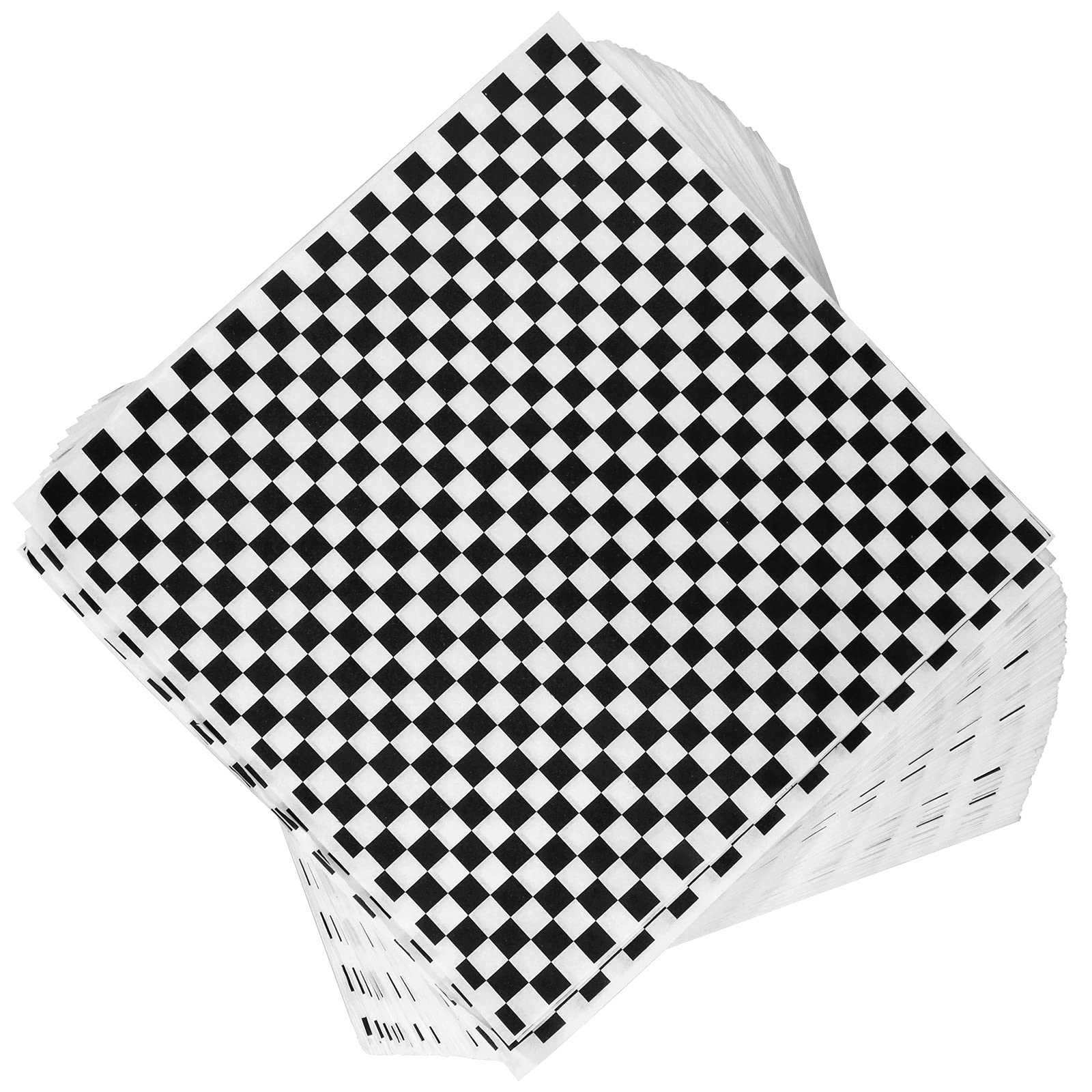(1M) 12*12 Black Checkered  Paper 