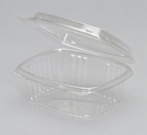 [AD12F] GENPAK 12OZ HINGED
DELI CONTAINERS - CLEAR (200)