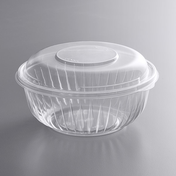 C32BCD
32 oz OPS Plastic Bowl/Dome 
Lid Combo Pack - Clear (126 
sets)