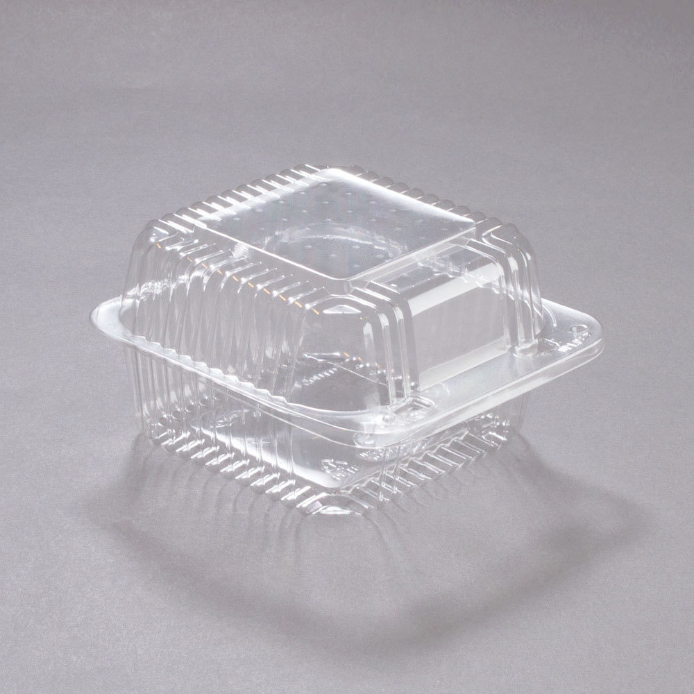 [PXT11600] 6x6 Clear Hinged
Container (500)