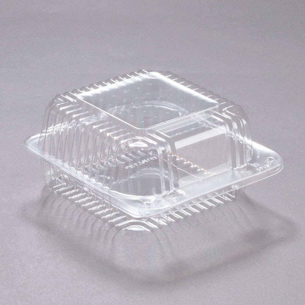 [PXT505] 5x5 Hinged Lid Clear
Tray (500) 