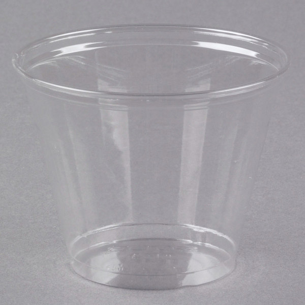 310992 Fineline 9oz Squat  Clear Cup (1M) 92mm [TP9R] 