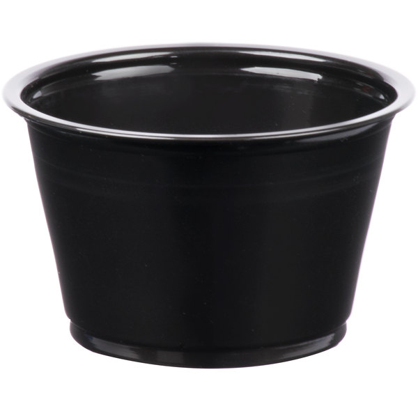 4oz Black Souffle cup (2500)