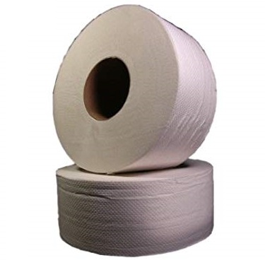 Servi-Clean 9&#39; Jumbo Roll  Toilet Tissue 2Ply (12 Rolls) 