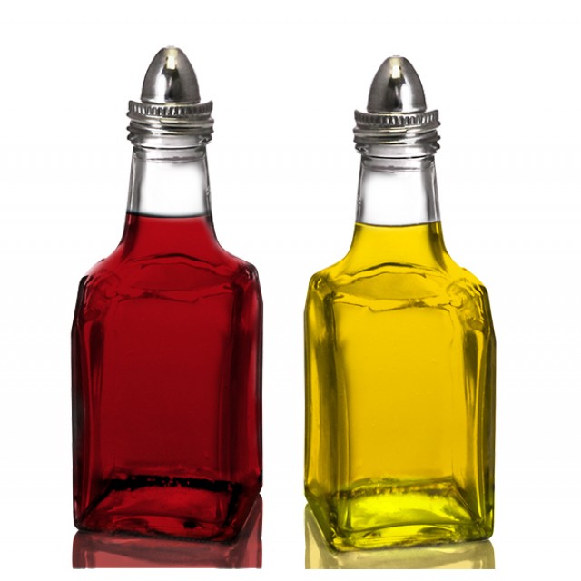 (1) Oil &amp; Vinegar Glass Square WH-2